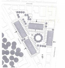 03_Lageplan_Wohnanlage Helle Stadtwohnung mit Loggia, Einbauk�che und Aufzug in zentraler Lage