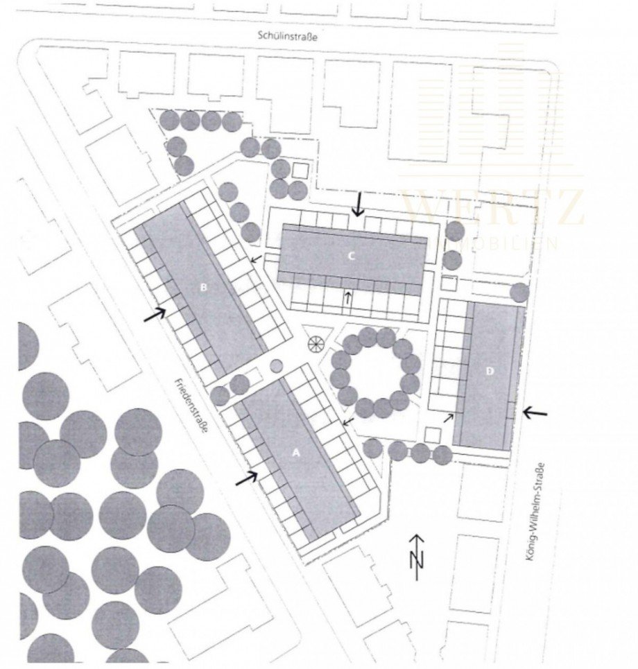 03_Lageplan_Wohnanlage Etagenwohnung Ulm