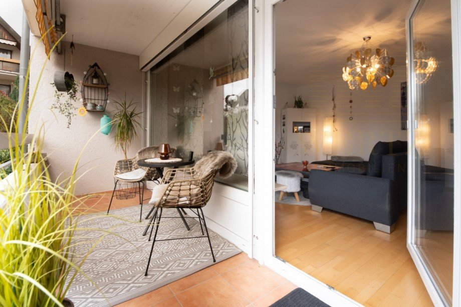 Balkon Erdgeschosswohnung Lindau