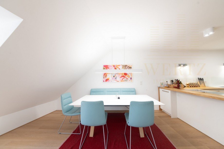 Wohn/Essbereich Penthousewohnung Lindau