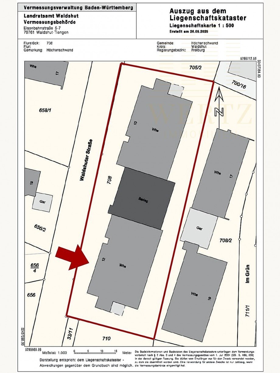 09_Flurkarte Erdgeschosswohnung H�chenschwand