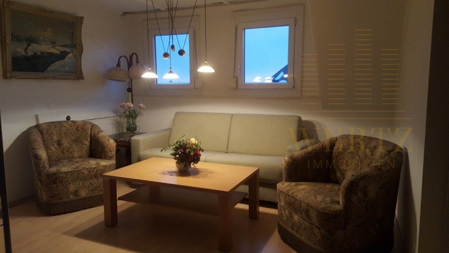 Wohnzimmer Dachgeschosswohnung Lindau