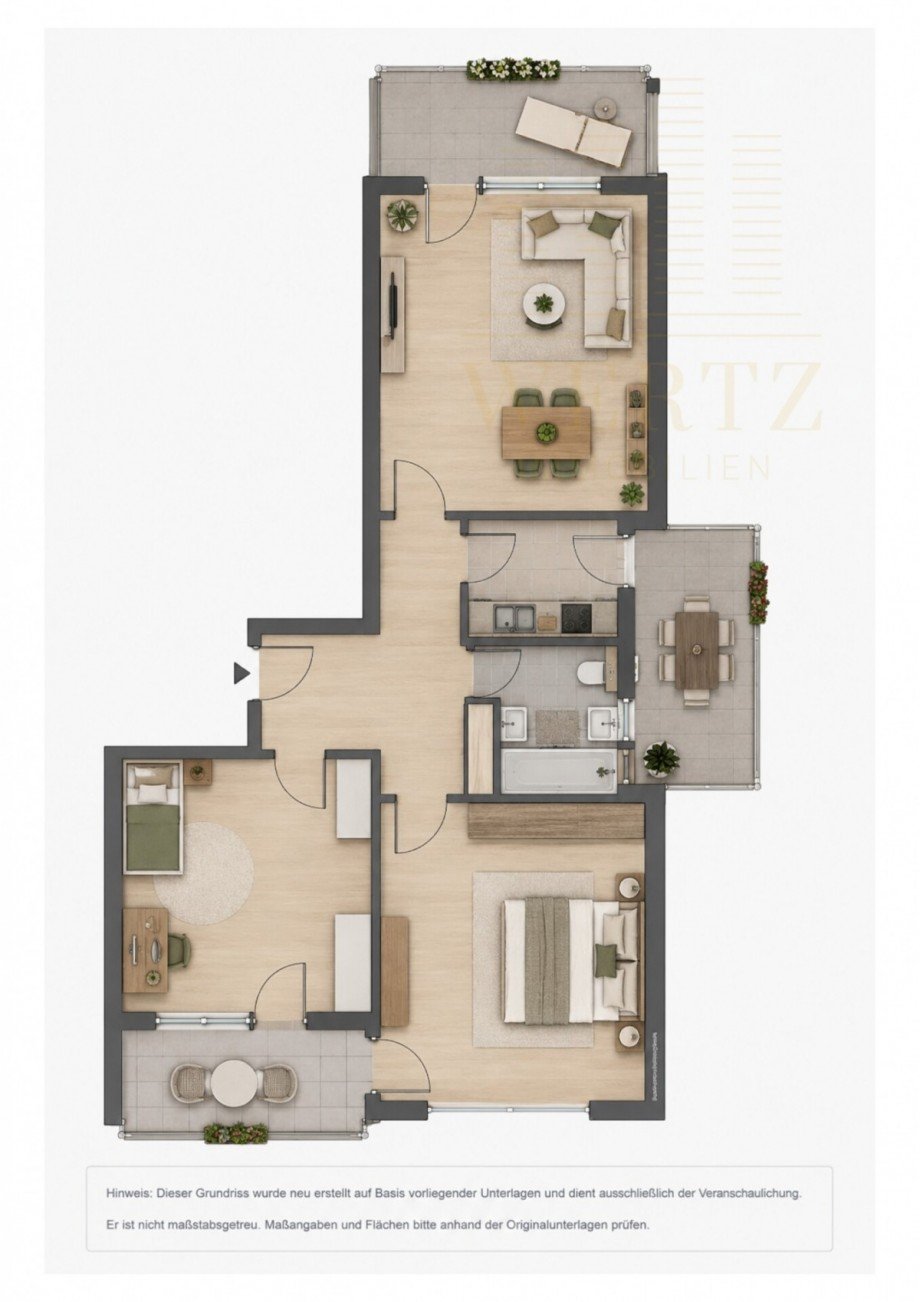 Grundriss_Wertz_Immobilien_neu Erdgeschosswohnung H�chenschwand